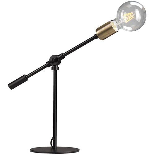  ONLI - Stona lampa ASTE 1xE27/15W/230V 45 cm crna/zlatna Cene