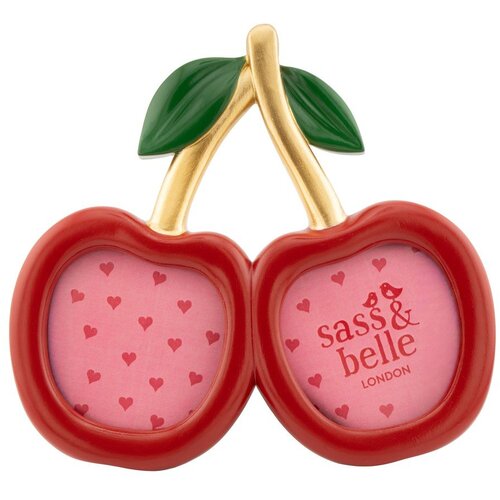 Sass &amp;amp; Belle Crveni stojeći okvir od polyresina 17,5x15,5 cm Cherry &amp;ndash; Slike