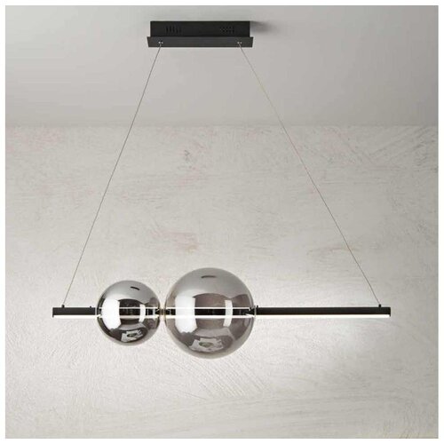  Ondaluce - LED luster na sajli FUFI (prigu&scaron;iva) LED/40W/230V crna/zadimljena crna Cene