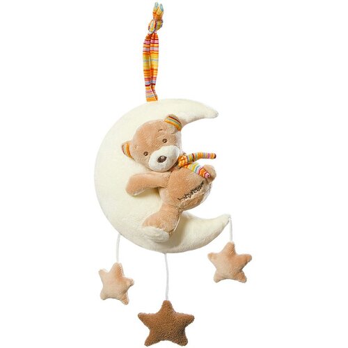 BABY FEHN Music Box Rainbow Teddy on the Moon viseća igračka kontrastnih boja s melodijom 1 kom Cijene