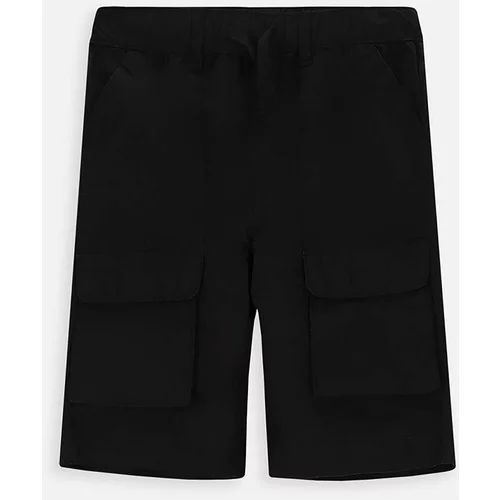 Coccodrillo Dječje pamučne kratke hlače boja: crna