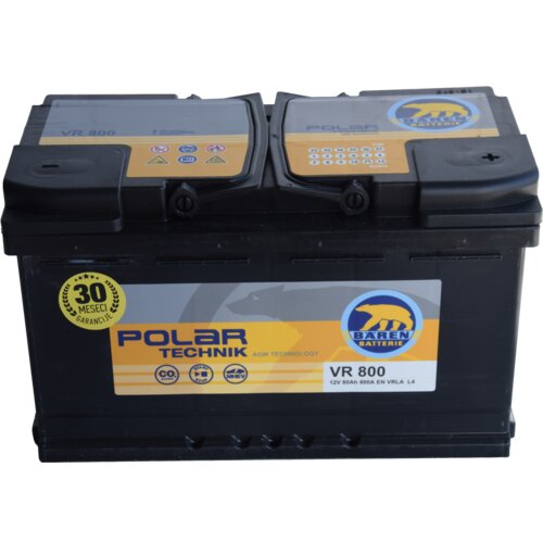 BAREN akumulator 12V 80Ah AGM 800A/En Cene