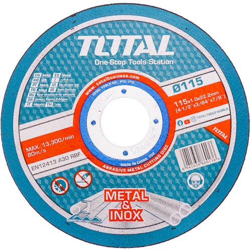 Total alati Rezna ploča za metal 115mmx1 Slike
