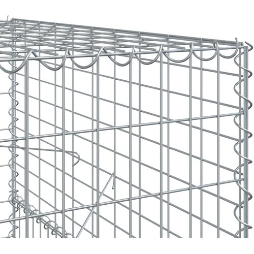  Gabionska ko&amp;scaron;ara s poklopcem 500x100x150 cm pocinčano željezo Slike