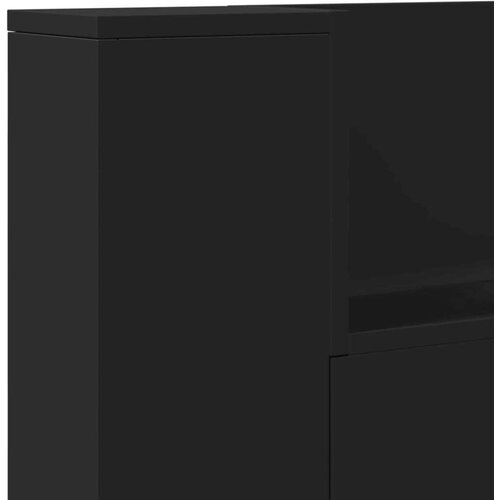  Uzglavlje Crna 140 x 16 5 x 103 5 cm Konstruirano drvo Slike