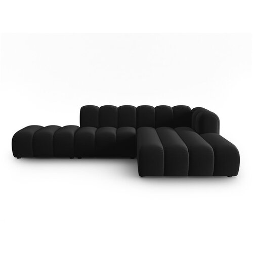 Micadoni Home Antracitno siva kotna sedežna garnitura (desni kot) Lupine &amp;ndash; Slike