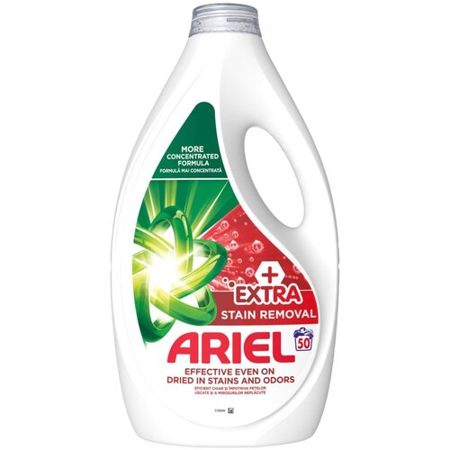 Ariel Extra + Stain Removal tečni deterdžent, 2.25l, 50 pranja Cene
