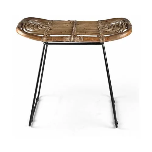 Villa Collection Crni/u prirodnoj boji stolac od ratana Sokna –