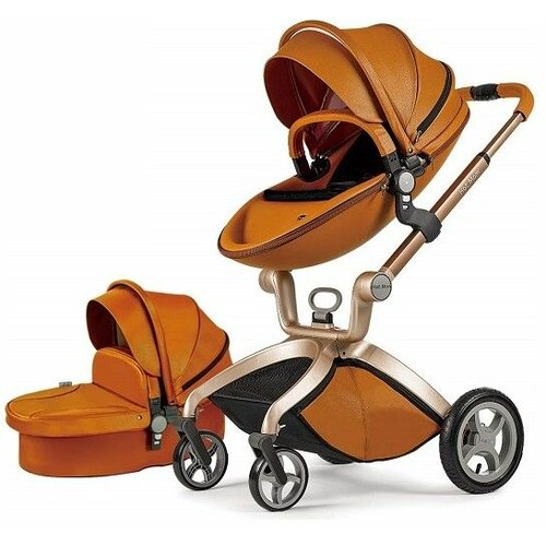 Hot Mom kolica za bebe brown 2U1 sportsko sediste+korpa F22BROWN Slike