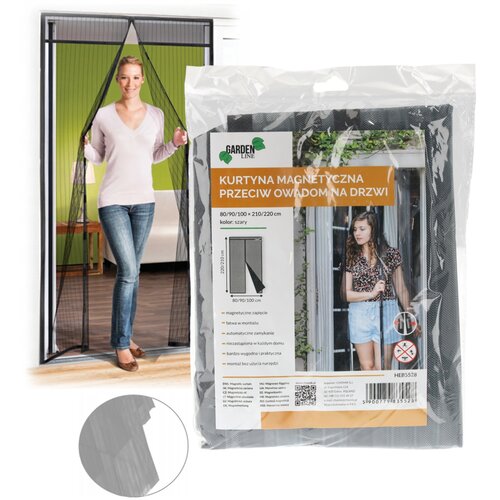 Chomik Magnetna zavesa protiv insekata za vrata 80/90/100 &times; 210/220 cm, siva Cene