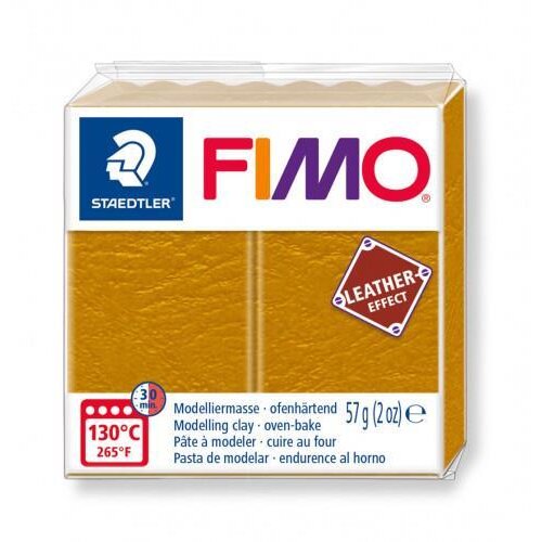 FIMO Leather polimerna masa 179, 56g Ocker, (22005763) Slike