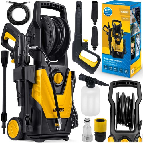 Janshop Visokotlačni čistilnik Humberg HM-300 z kolutom 1800W, (21618235) Cene