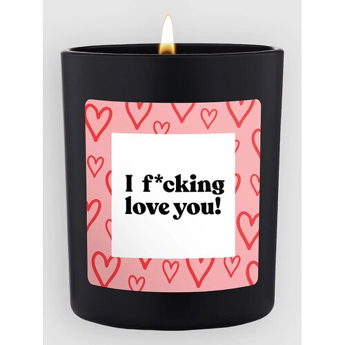 CandleHand I F*Cking Love You Chatty Candle flowery Cene