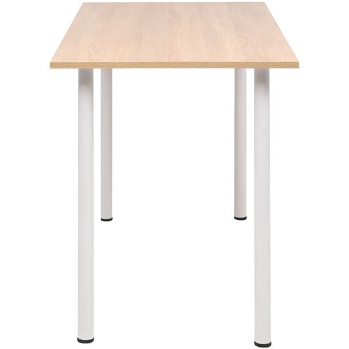  Jedilna miza 120x60x73 cm barva hrasta in bela Cene