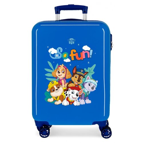  dečiji kofer PLAYFULL PATROLNE ŠAPE | plavi | 4 točkića | ABS Cene