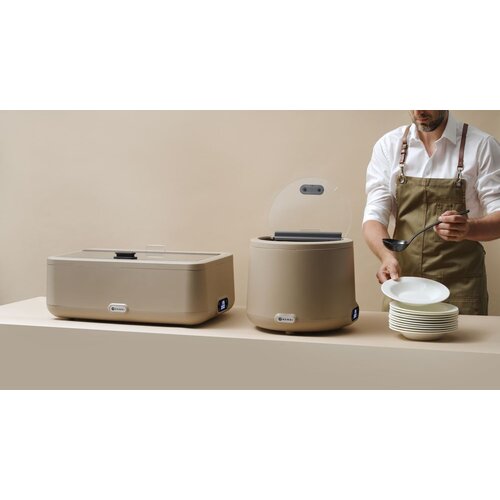 Hendi Chafing Dish UNIQ, bež vatrostalna posuda, 470442 Slike