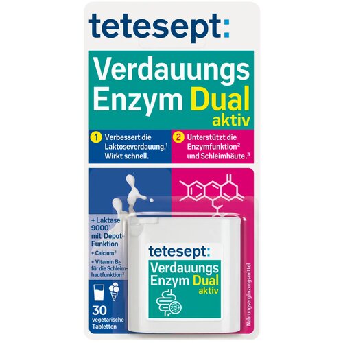 TETESEPT Probavni enzimi Dual - 30 tabl. Cijene