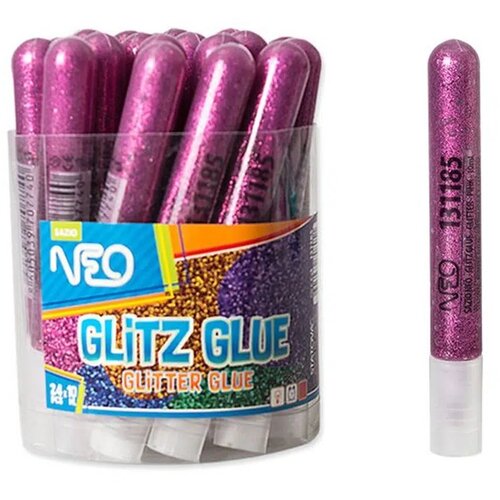 Glitz glue, lepak sa šljokicama, roze, 10ml ( 131185 ) Slike