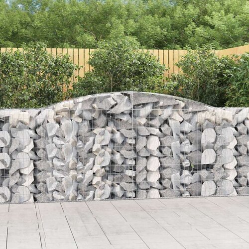  Obokane gabion košare 15 kosi 400x50x100/120cm pocinkano železo Cene
