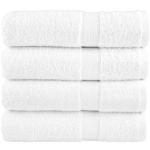 Premium ručnici za ruke SOLUND 4 kom. Bijeli 50x100 cm 600 g/m&amp;sup2; Slike