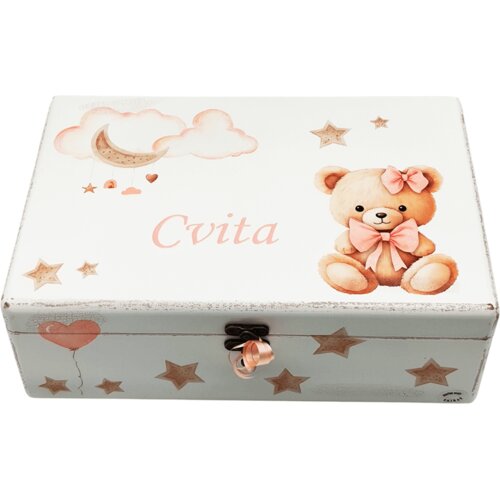  🎁 Personalizirana Kutija uspomena – Savršen poklon za krštenje, rođenje ili rođendan djeteta 🍼 Š154392 Cene