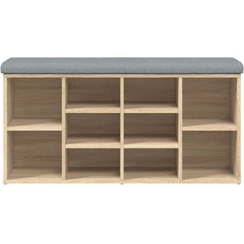  Klupa za cipele boja hrasta 102 x 32 x 50 cm konstruirano drvo Slike