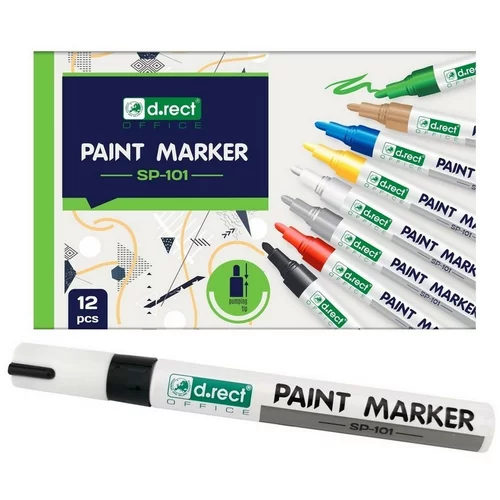 Flomaster paint marker levia sp-101 črn 206002 LEVIA