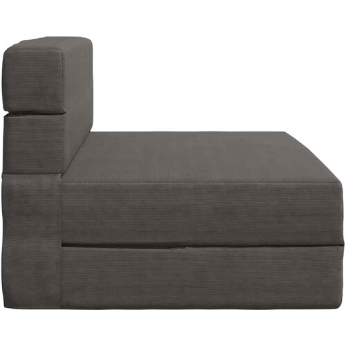 SOFA na razvlačenje Tamnosiva 70 x 80 x 60 cm Tkanina Slike