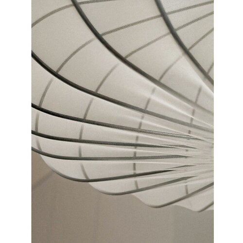 Candellux Lighting Bela viseča svetilka s tekstilnim senčilom &amp;oslash; 52 cm Mellow &amp;ndash; Slike