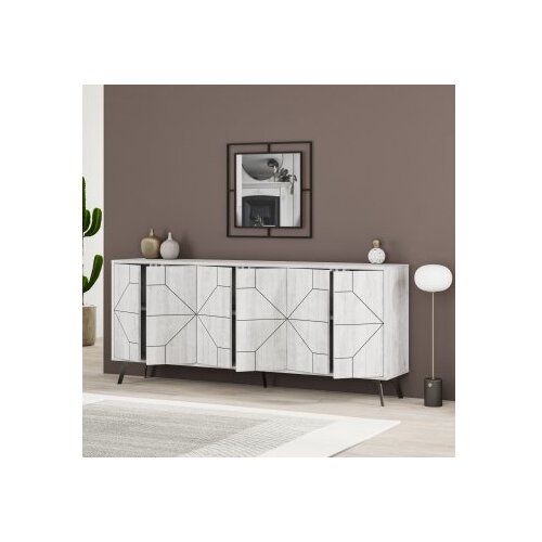 Woody Fashion Komoda Dune 183 bela Cene