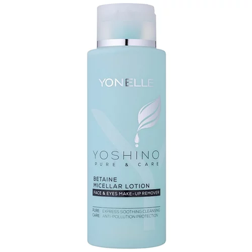 Yonelle Yoshino Pure&Care micelarna voda z betainom za intenzivno hidracijo 400 ml