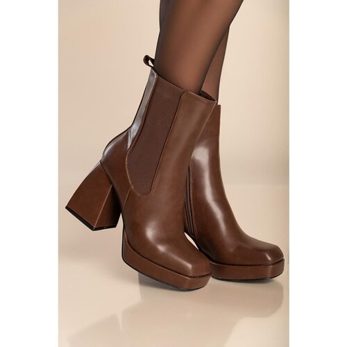 Fenzy Gležnjače Od Imitacije Kože, Smeđe Cijene