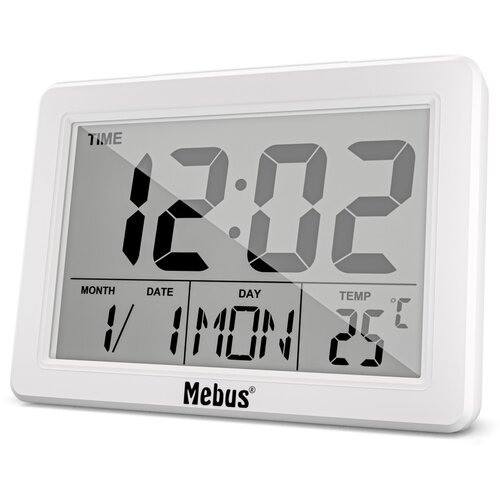 Mebus 25738 Quarz-Wecker, digital Slike
