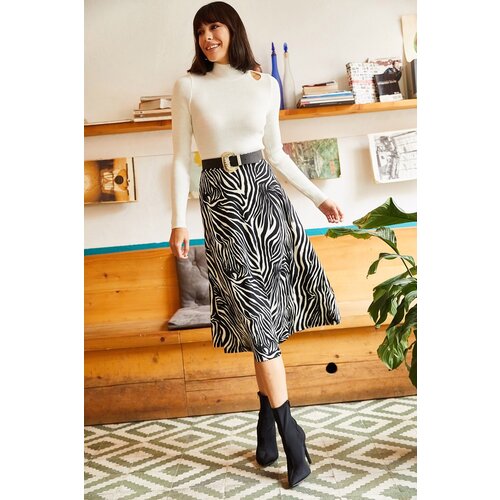 Olalook Skirt - Schwarz - Midi Slike