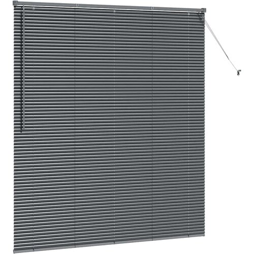  Venecijanski zastore Tamno siva 175 x 155 cm Aluminij Slike