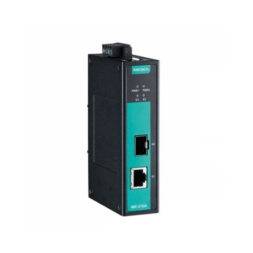 Moxa IMC-21GA industrijski 10/100/1000BaseT(X) na 100/1000Base sfp media konverter, sfp slot (-10 do 60&amp;deg;C) Slike