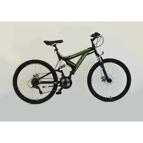 Ultra bicikl 26 cross nomad 2DB black / green Slike