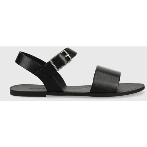 Vagabond Shoemakers Usnjeni sandali TIA 2.0 ženski, črna barva, 5531.101.20