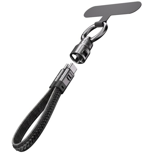 INF Type-C na Type-C PD240W usnjen kabel za polnjenje z vrvico Black, (5000291555) Cene