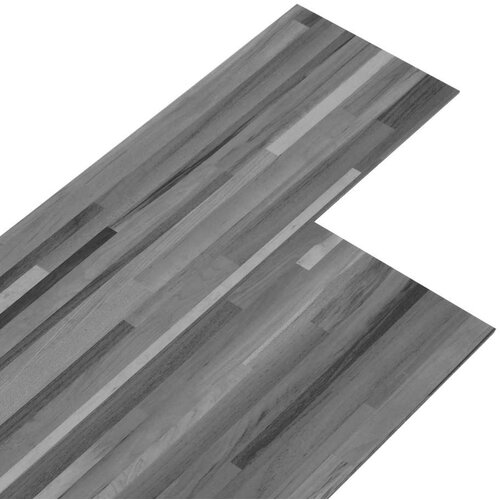  Samoljepljive PVC podne daske 30 5 x 61 cm 28 pcs PVC - Prugasta siva Slike