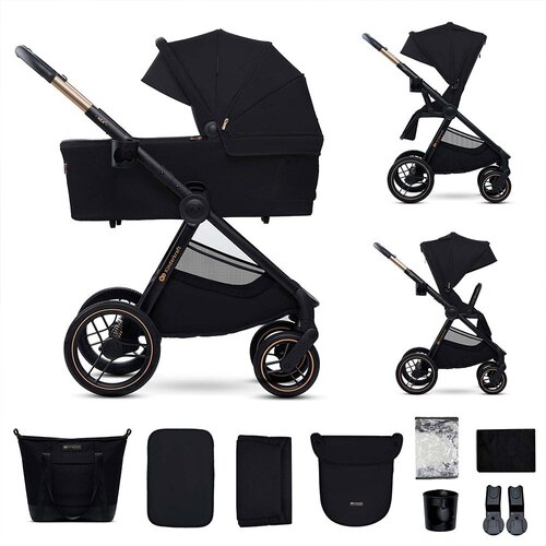 Kinderkraft dječja kolica Nea 2 2u1, Midnight Black Cijene