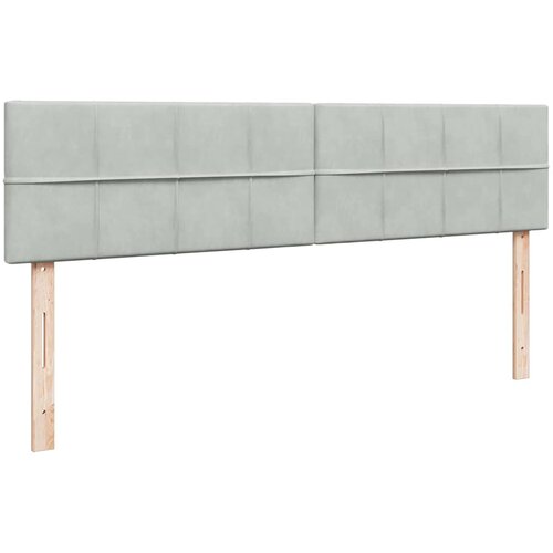 Otomanski krevet s madracem svijetlosivi 160x200 cm bar&amp;scaron;unasti Slike