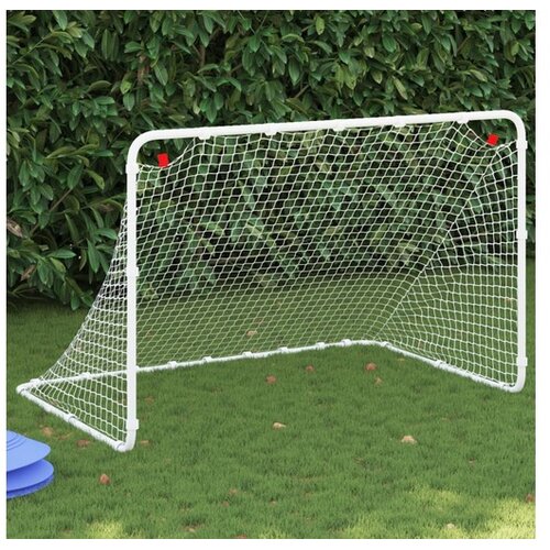 vidaXL Nogometni gol Bijeli 122x81x81 cm Čelik Cene