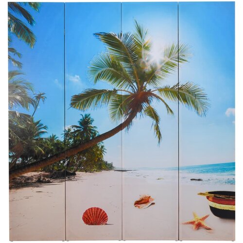 Maison Chic Zložljiv Paravan - Sobne pregrade 160x170 cm plaža, (22112054) Cene