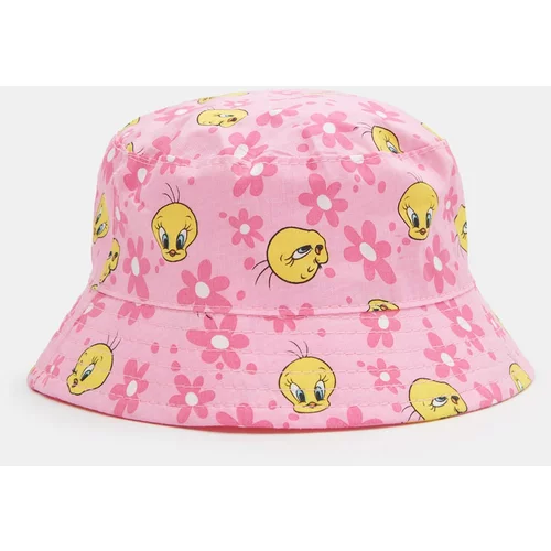 Sinsay klobuček bucket hat looney tunes - roza