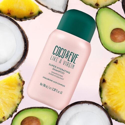 Coco &amp;amp; Eve Like A Virgin Super Hydrating Shampoo vlažilni &amp;scaron;ampon za sijaj in mehkobo las 70 ml Slike