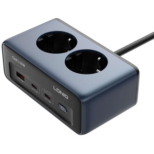 Ldnio Produzni kabl SE3/ 2 uticnice/ USB/ 2xPD/ 5u1/ GAN/ 45W total power Cene