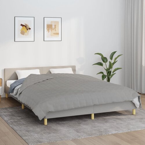 vidaXL Obtežena odeja siva 220x240 cm 11 kg blago Cene