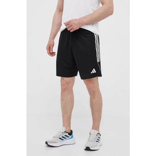 Adidas Kratke hlače za vadbo Tiro 23 črna barva