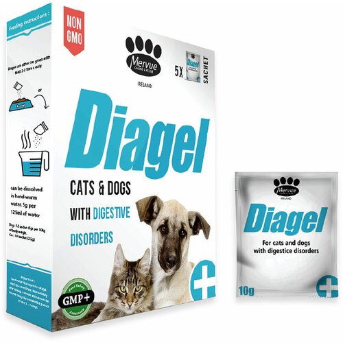 Mervue diagel za poboljšanje varenja kod pasa i mačaka - kesica 10g Slike
